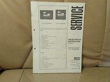 RFT TV 70 - 100  70 - 111 Anleitung 60  Service Manual