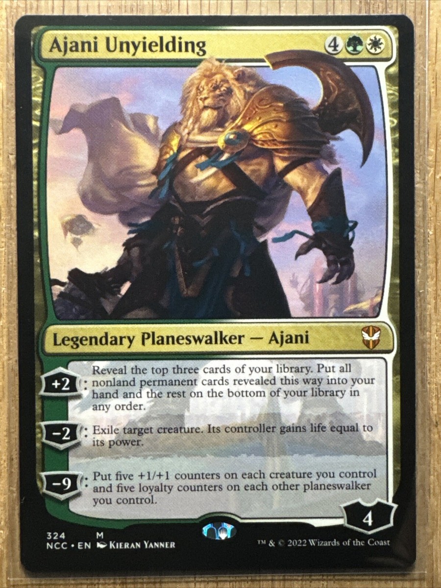 Ajani Unyielding - MTG - Commander: Streets of New Capenna #324 | eBay Ajani Unyielding - MTG - Commander: Streets of New Capenna #324 | eBay