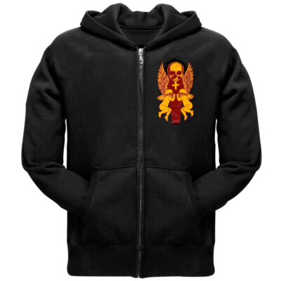 Bleeding Through  -  Scurvy Adult Zip Hoodie