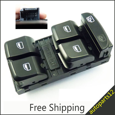Master Electric Power Window Switch for Audi A3 A4 S4 RS4 B6 A6 S6 Q5 8K0959851D