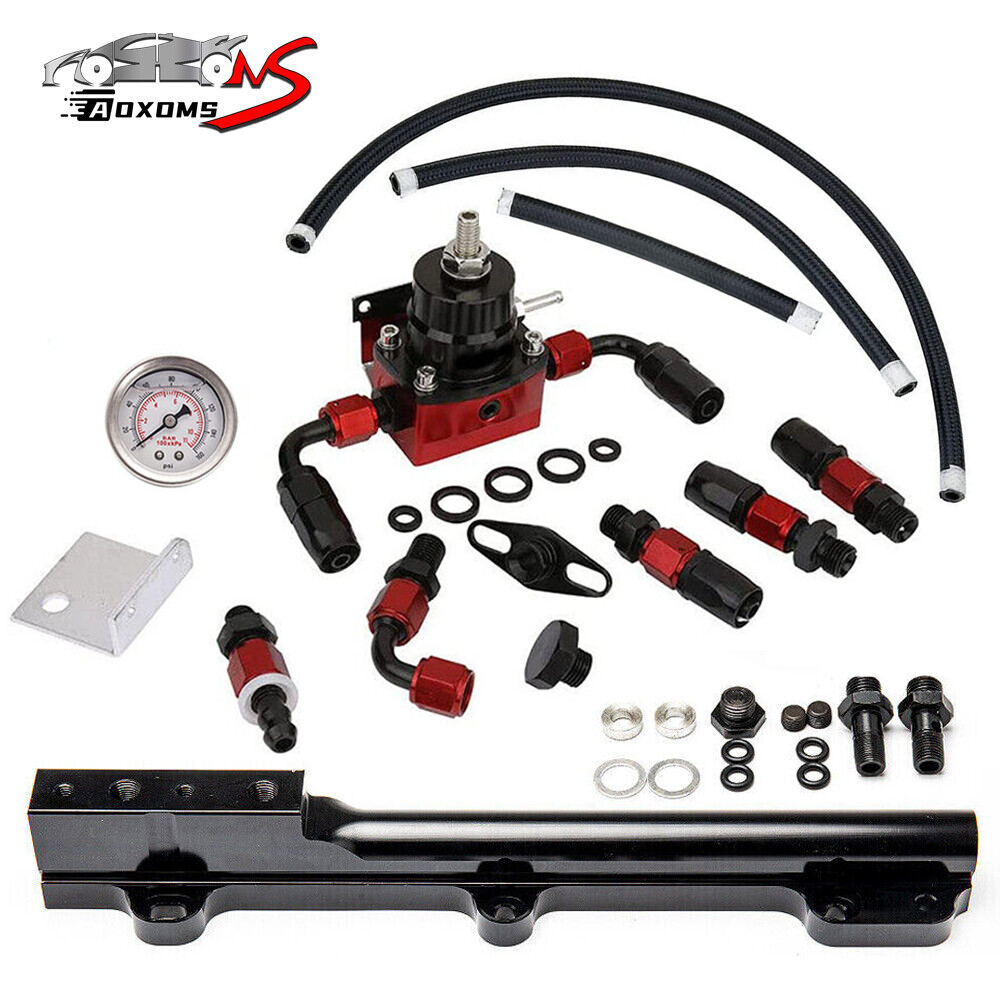 Fuel Pressure Regulator Gauge Rail Line D Series For Honda Civic D15