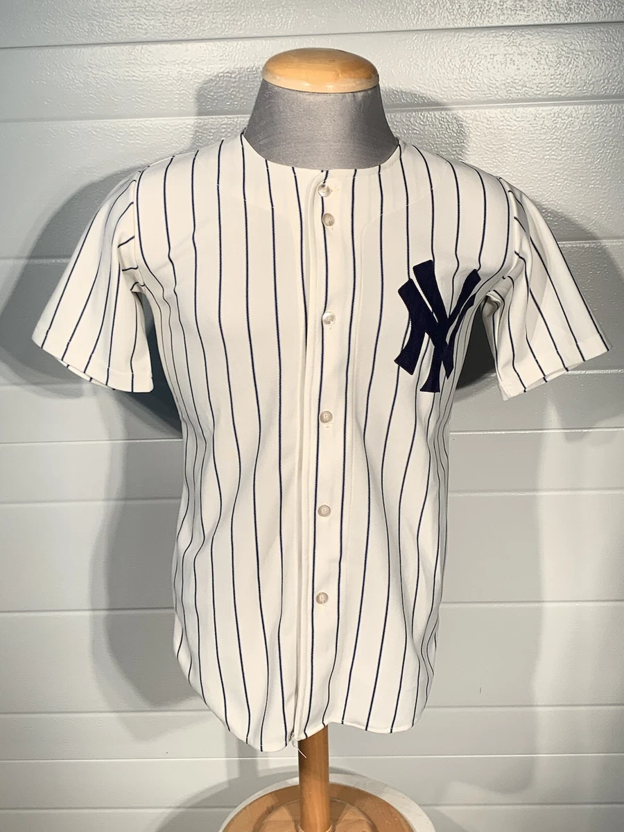 10 PHIL RIZZUTO New York Yankees MLB SS White/Blue PS Throwback Team Jersey