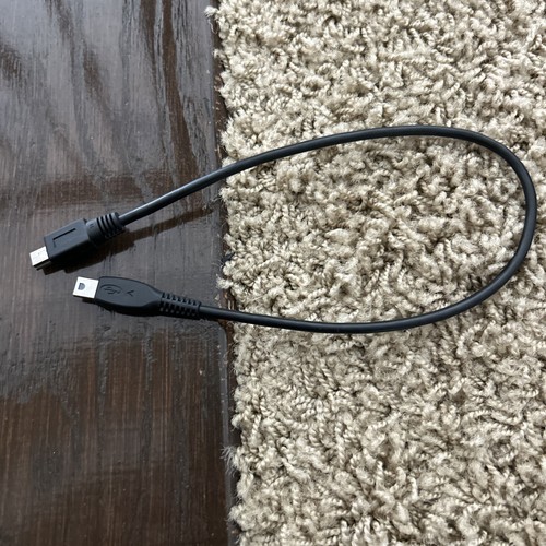 Black Mini USB Cord Type A to Mini B Male to Male