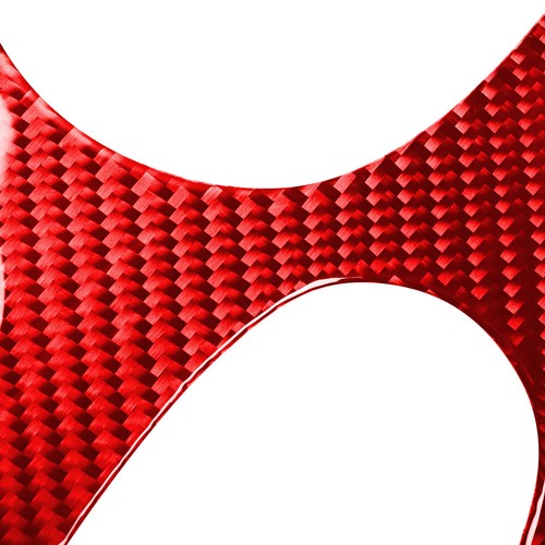 Center Console Gear Shift Panel Trim Fit Chevrolet Corvette C6 2005-2013 Red LHD - Bild 7 von 10