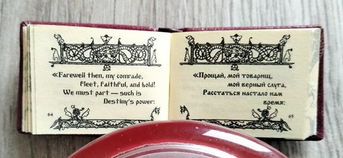 Пушкин Песнь о вещем Олеге A Pushkin Russian Mini Book The Lay of the wise Oleg - Imagen 8 de 11