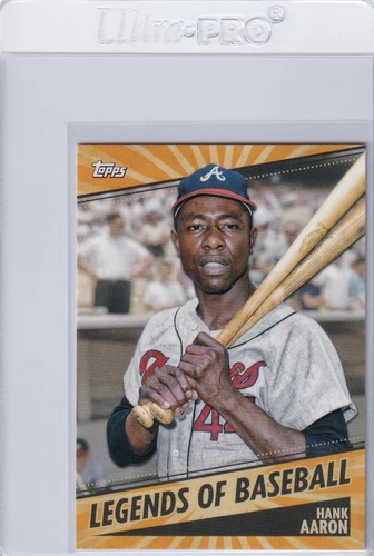 2021 TOPPS OPENING DAY HANK AARON ATLANTA BRAVES LEGENDS OF BASEBALL - B6758