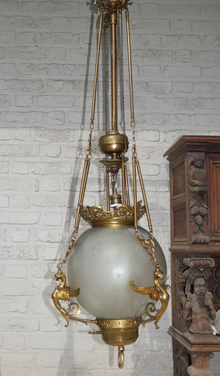 Globe chandelier bronze online