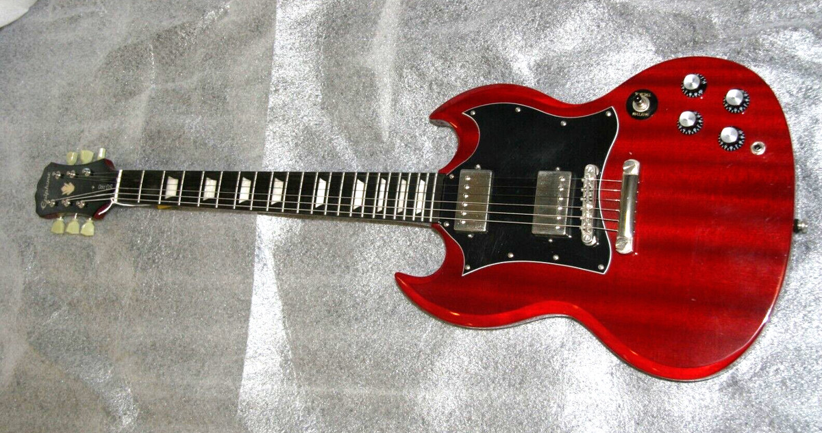Cherry Red Epiphone SG-PRO Custom Shop, Limited Edition 2014 Guitar, EXC++, Bag