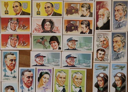 Tarjetas con fotos de Brooke Bond - gente famosa - álbum sin usar y conjunto de piezas (29 tarjetas) - Imagen 22 de 24