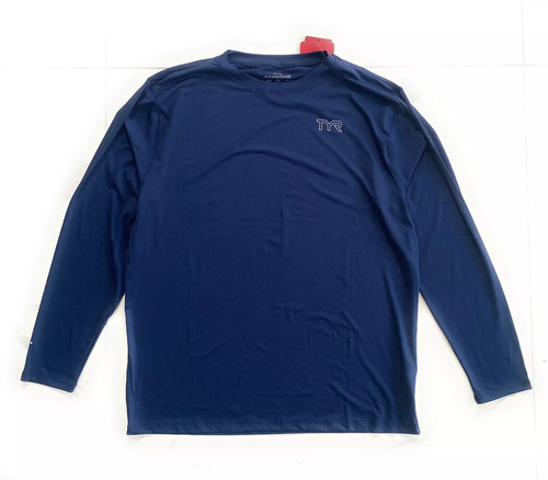 TYR Men's Long Sleeve Sun Shirt UPF 50+ - Picture 6 of 19