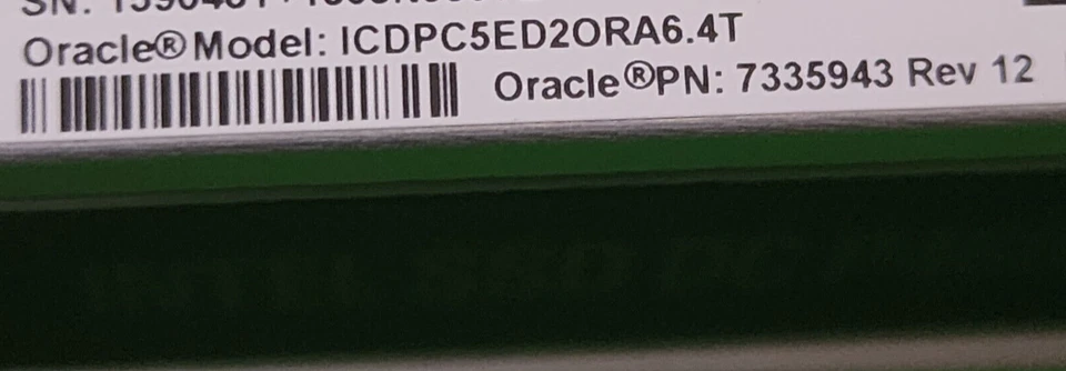 Intel DC P4608 Series 6.4TB HHHL PCIe NVMe TLC Oracle 7335943 SSDPECKE064T7S - Image 4 of 4