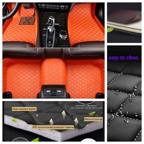 Fit Ford Crown Victoria Fusion Taurus Car Floor Mats Auto Carpets Waterproof Mat - Imagen 34 de 41