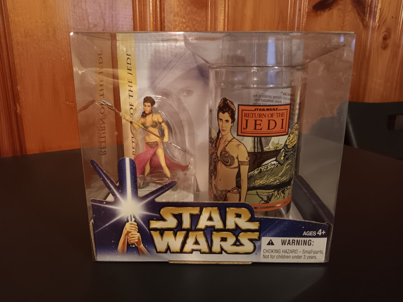 Star Wars Slave Leia Cup Figure Set Return Of The Jedi Hasbro 2004