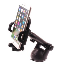 Dash Car Mount Windshield Holder Telescopic Cradle Swivel Dock for SmartPhones