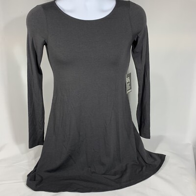 Express Womens Gray Longsleeve Skater Dress Back Zipper NWT Size XS | eBay