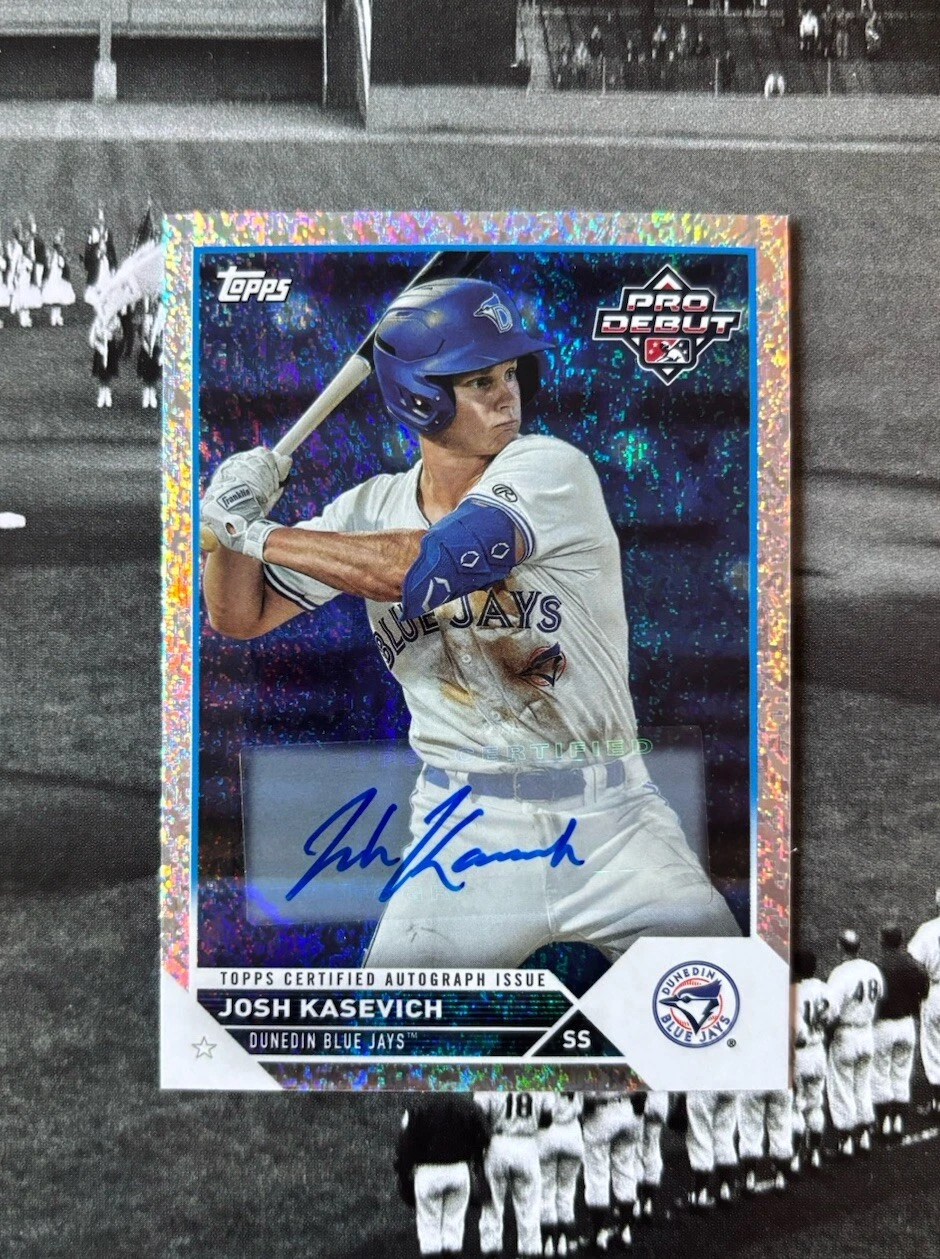2023 Topps Pro Debut - Sparkle Foil - Josh Kasevich /199 (AU, RC) -Autograph
