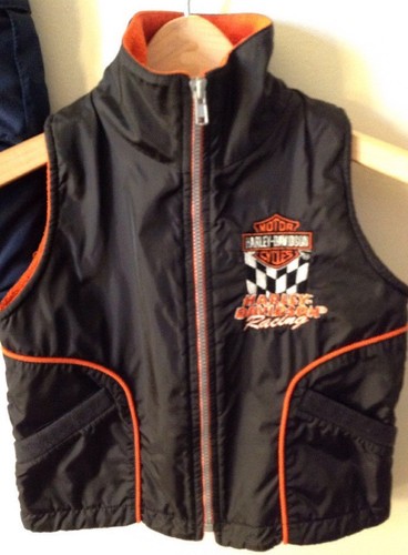 12 Months Harley Davidson Vest Snowsuit - Picture 2 of 12