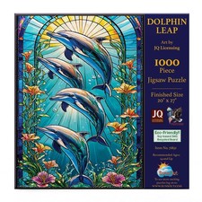 Dolphin Leap 1000-Piece Jigsaw Puzzle 20"x27" 