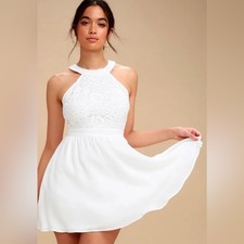 Lulus Lovers Game Skater Dress Size Medium NWT