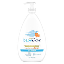 Baby Dove Sensitive Skin Care Body Lotion for Delicate Baby Skin Rich Moisture w
