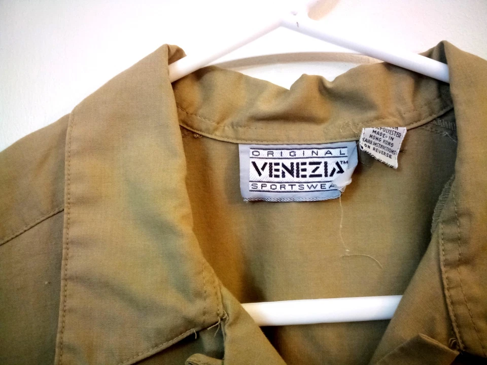 Blusa Original Venezia Sportswear Ligera Poliéster/Algodón Talla 16 Beige RN #44338 Foto 3 de 4