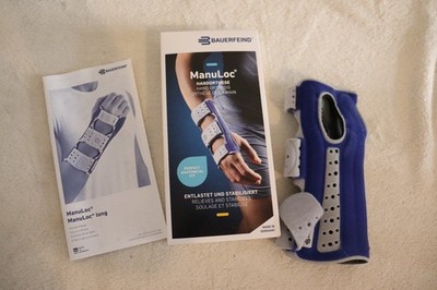 ManuLoc - beidseitig- Handgelenksorthese - Bandage - Titan - Bauerfeind