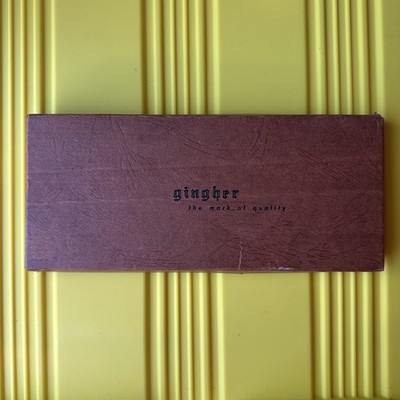 Vintage Gingher G 8 Chrome Knife Edge Shears With Box