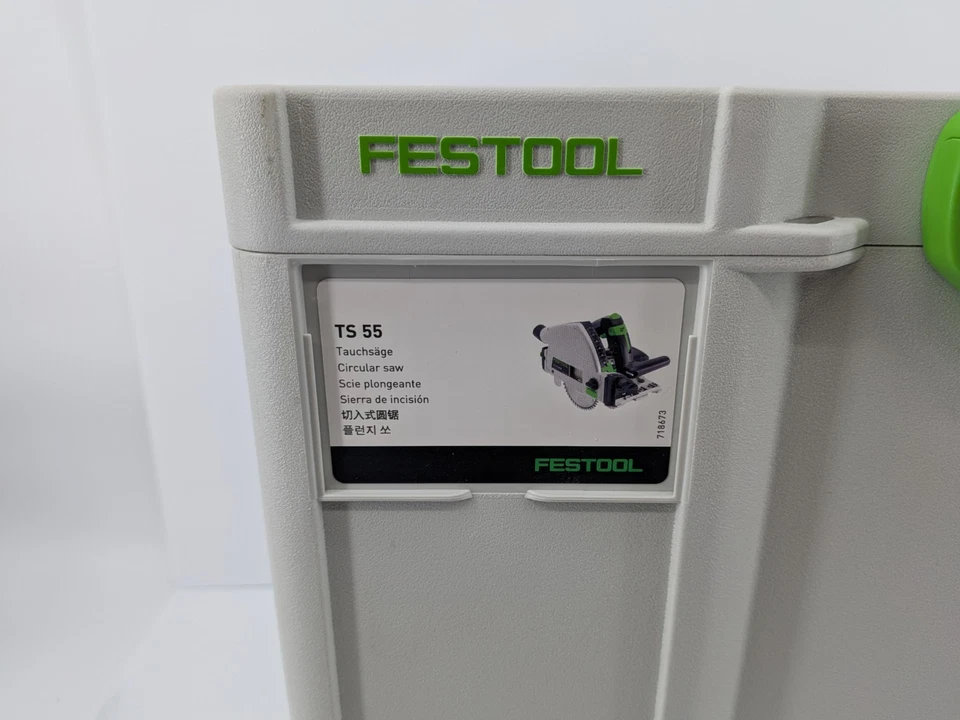 Festool 576011 TS 55 corte por inmersión 6 1/4 pulgadas Sierra de oruga circular | Nueva Foto 4 de 4