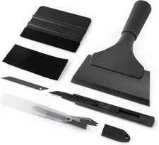 Gomake Vinyl Wrap Tool Set Window Tint Kit,Window Tint Tools Small Rubber Squeeg