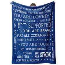 Get Well Blanket 60x50 Inch Inspirational Gift For Women Men Feel Better Throw