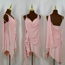 Latin Samba Rhythm Performance Dance Dress Rumba Tango Ballroom Practice Dress