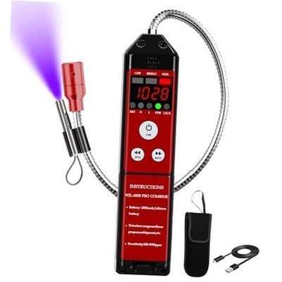 Refrigerant Leak Detector, WJL-6000 PRO HVAC Freon Leak Detector Halogen Freon 
