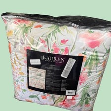 Lauren Ralph Lauren NWT Marguerite King Comforter Set Floral Green Multi NEW