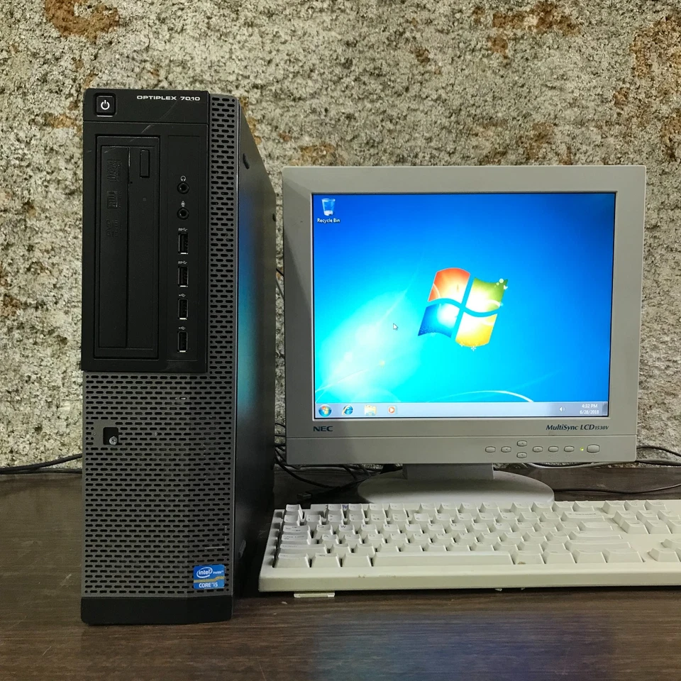 Dell OptiPlex 7010 SFF - i5-3470 3.20GHz 11GB RAM 256GB SSD Windows 7 Pro 64-Bit - Image 4 of 4