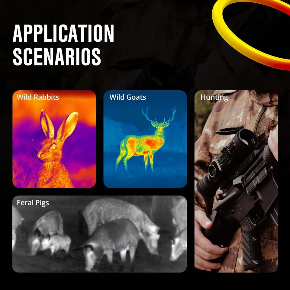 GTGUARD ClearView X350 384*288 Thermal Monocular Thermal Rifle Scope for Hunting - Image 4 of 4