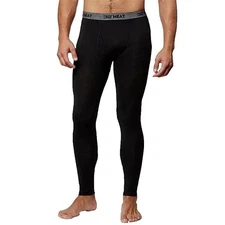 NEW 32 Degrees 2 pack Men's S Black Base Layer Long Johns Thermal Pants Small