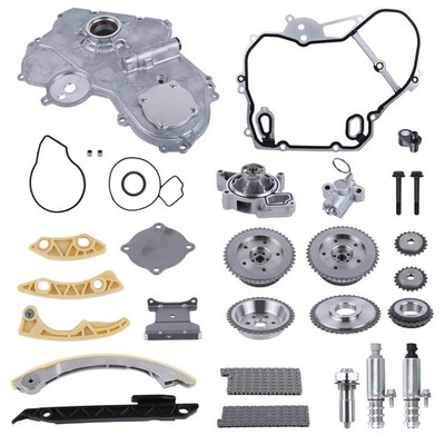 Timing Chain Kit w/ Water Pump Oil Pump for 11-17 Chevy Equinox GMC Terrain 2.4L