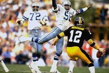 Football Super Bowl XIII Dallas Cowboys Thomas Henderson in action- Old Photo