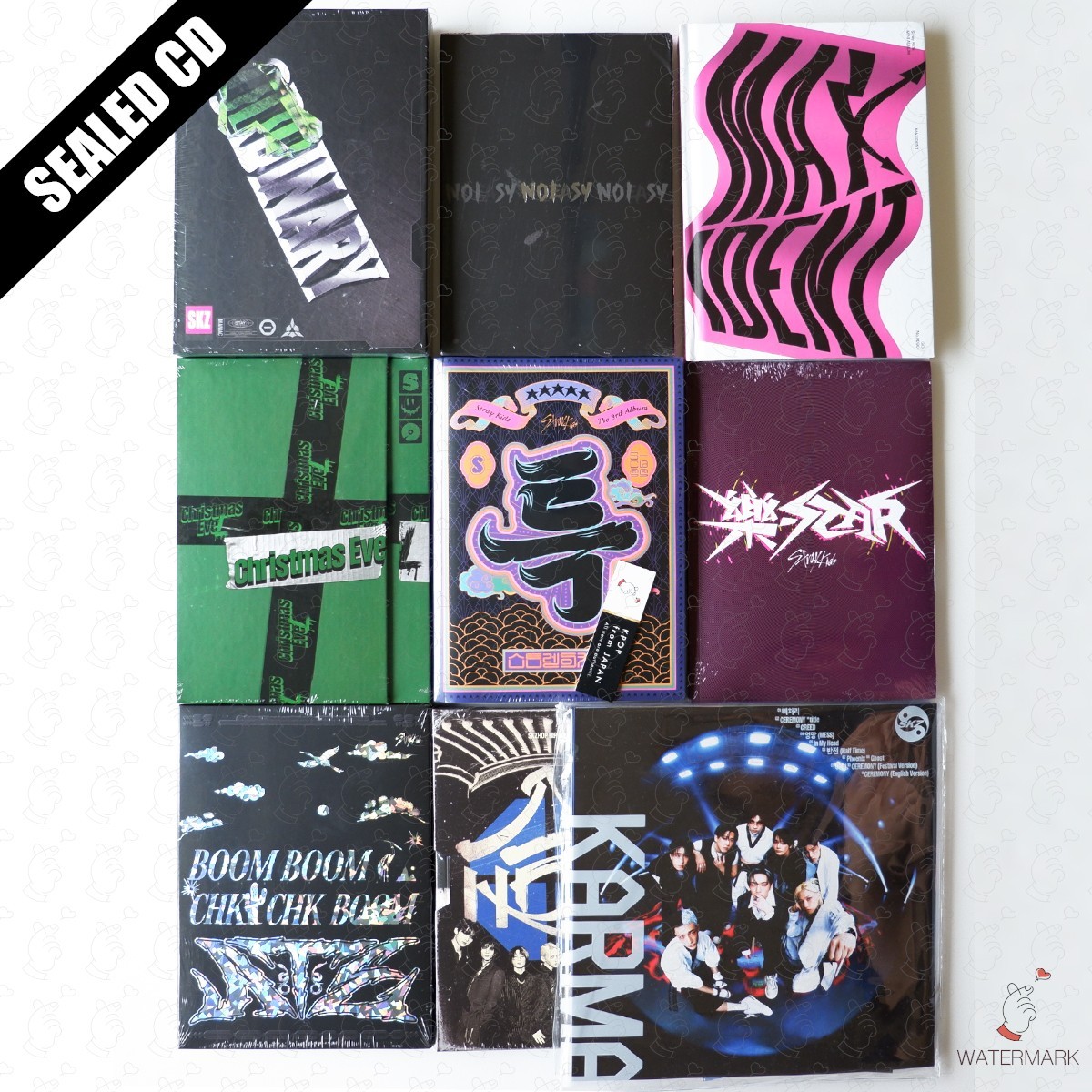 Unopened Stray Kids ODDINARY NOEASY MAXIDENT 5 ROCK STAR ATE HOP