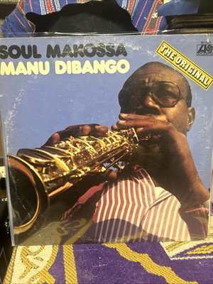 #ad Manu Dibango ‘Soul Makossa’ LP Original 1972 Copy On Atlantic Afro Jazz funk $45.00