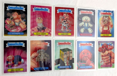 2010 Garbage Pail Kids Flashback 1 FB1 LOCO MOTION 3D 10-Card Set Lenticular