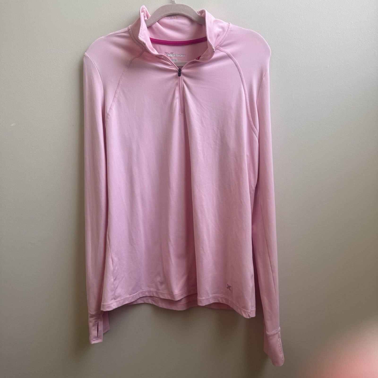Xersion Performance Half-Zip Pink Activewear Pull… - image 1