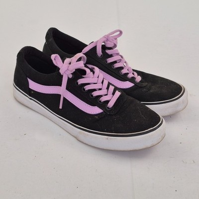 Vans Maddie Sneaker 4,5 schwarz flache Damenschuhe Schnürschuhe