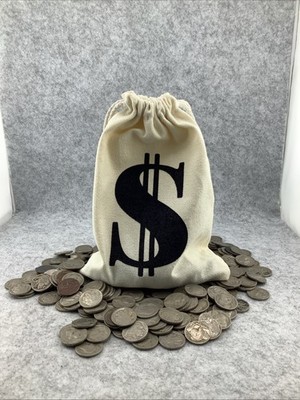 5lb Bag of Buffalo Nickels Unsearched! Estate Buy {STOCK PHOTO} over 450 coins!
