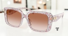 COACH HC8424U 595313 Cad54 Trans Pink Floral Print Pink 54 mm Women's Sunglasses