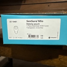 Coloplast REF 10481 SenSura Mio Ostomy Pouch Drainable 3/8 to 2-1/8 Box Of 10