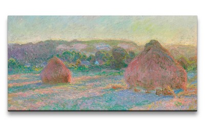 120x60cm Remaster Claude Monet Impressionismus weltberühmtes Wandbild Ernte