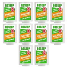 Clear Shrink Wrap Film 5" x 1000ft Roll, 80 Gauge Thick Cling Plastic Wrap fo...