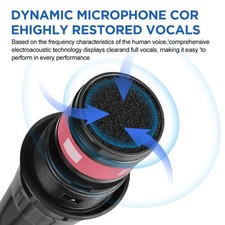 6.5mm Jack Dynamic Microphone Handheld Wired Microphone for Karaoke Speakers Mix — image 9