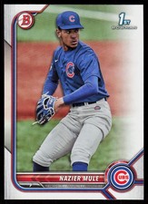 2022 Bowman Draft 1st Edition Nazier Mule #BD-77 BASEBALL Chicago Cubs